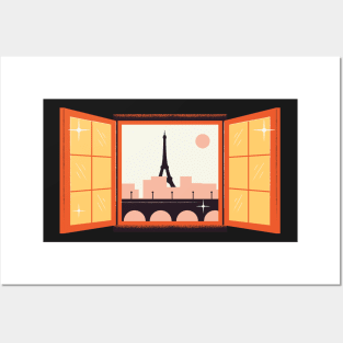 Eiffel Tower Paris Animated Posters and Art